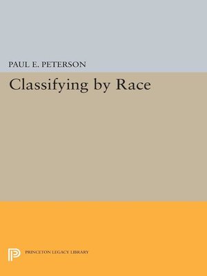 cover image of Classifying by Race